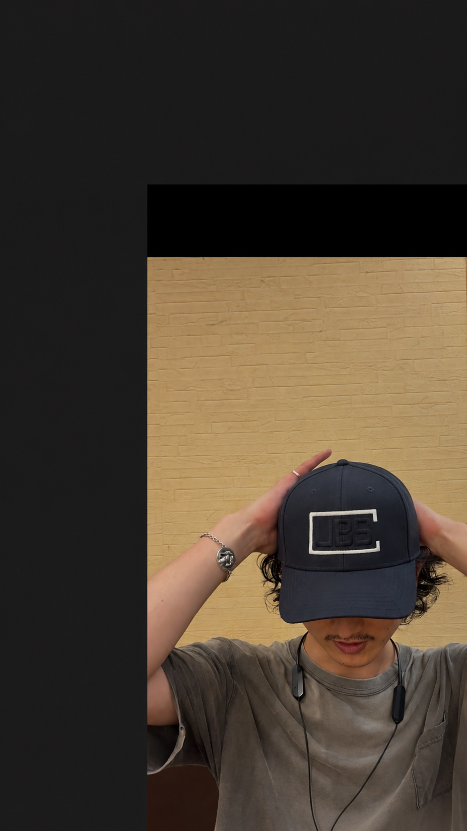 UBS snap back cap (deep fit)