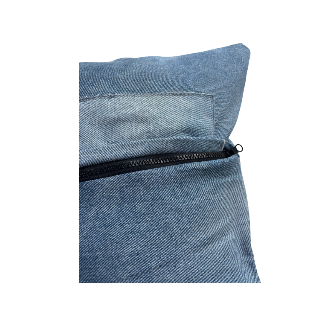 UBS cushion  (fabric  levis 501 jeans)